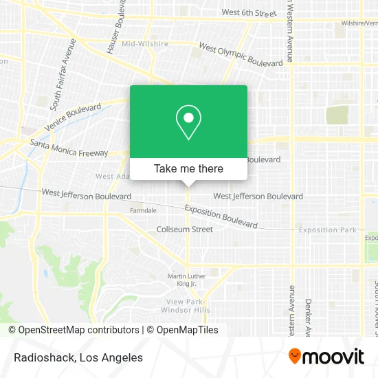 Radioshack map