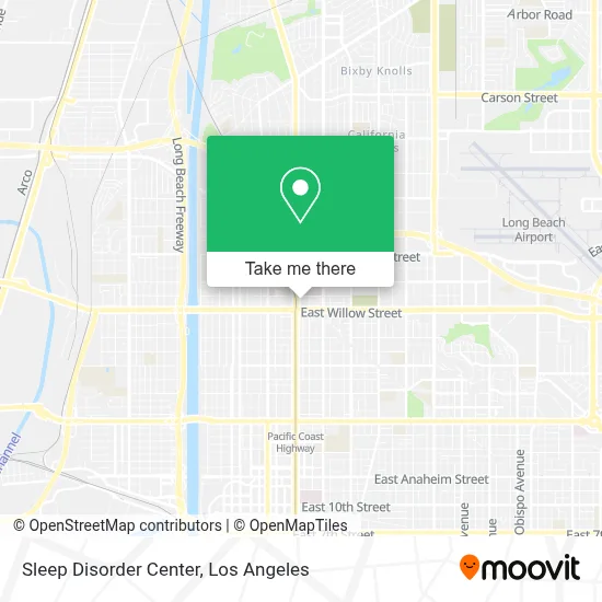 Sleep Disorder Center map