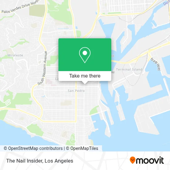 The Nail Insider map
