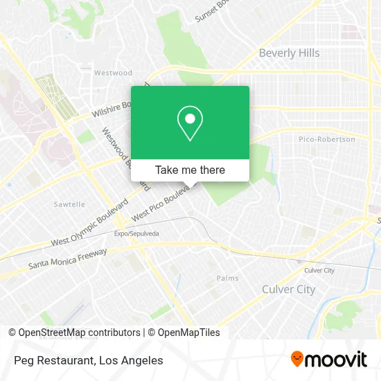 Peg Restaurant map
