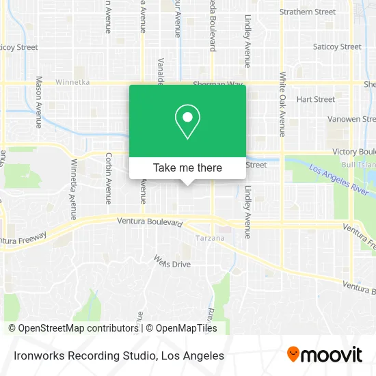 Ironworks Recording Studio map