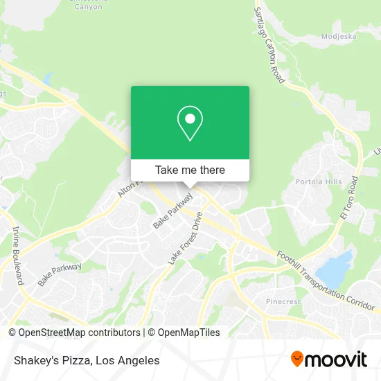 Shakey's Pizza map