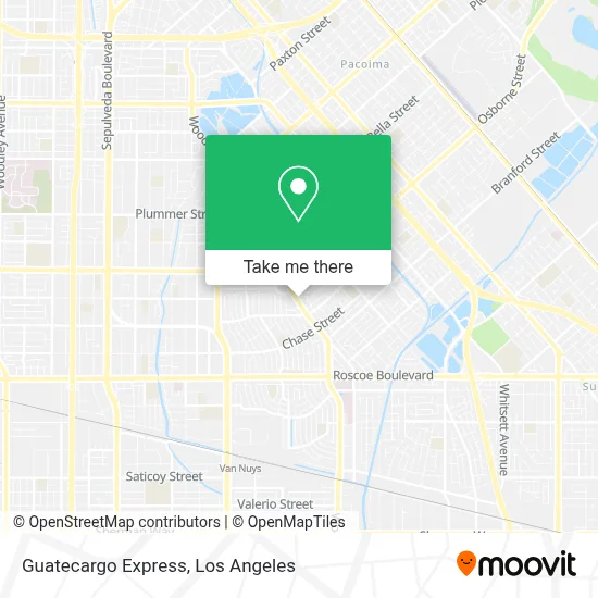 Guatecargo Express map