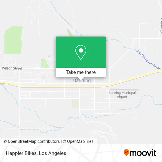 Happier Bikes map