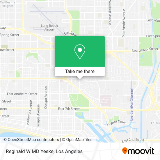 Reginald W MD Yeske map
