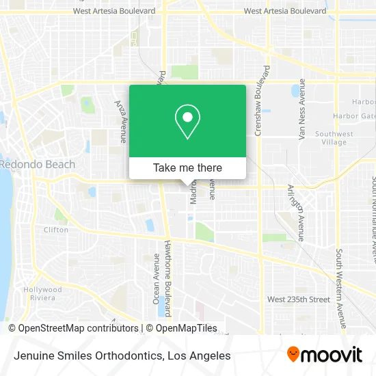 Jenuine Smiles Orthodontics map