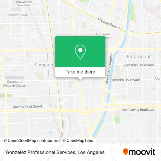 Gonzalez Professional Services map