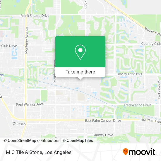 M C Tile & Stone map