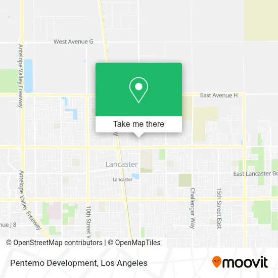 Pentemo Development map