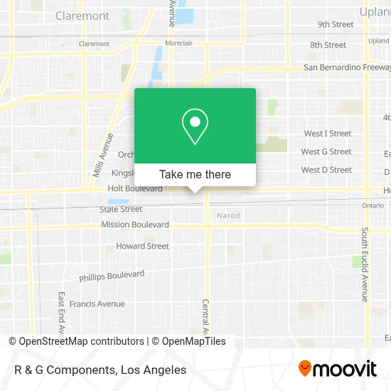 R & G Components map