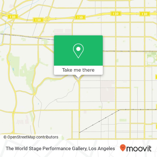 The World Stage Performance Gallery map