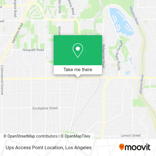 Ups Access Point Location map