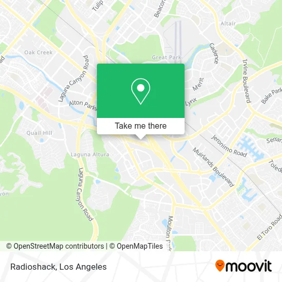 Radioshack map