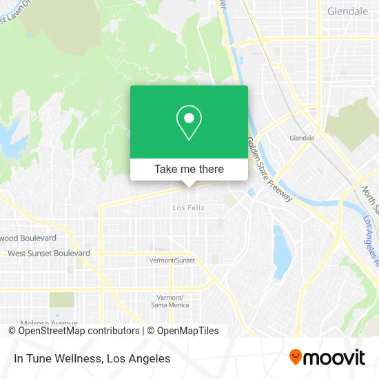 In Tune Wellness map