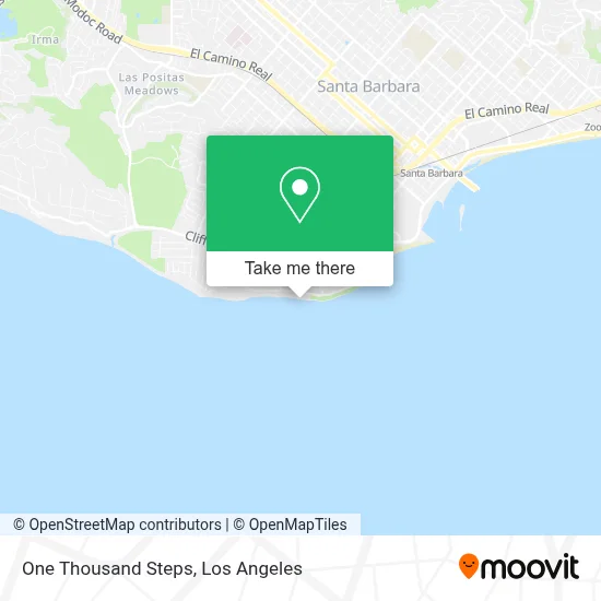 One Thousand Steps map
