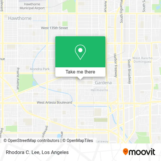 Rhodora C. Lee map