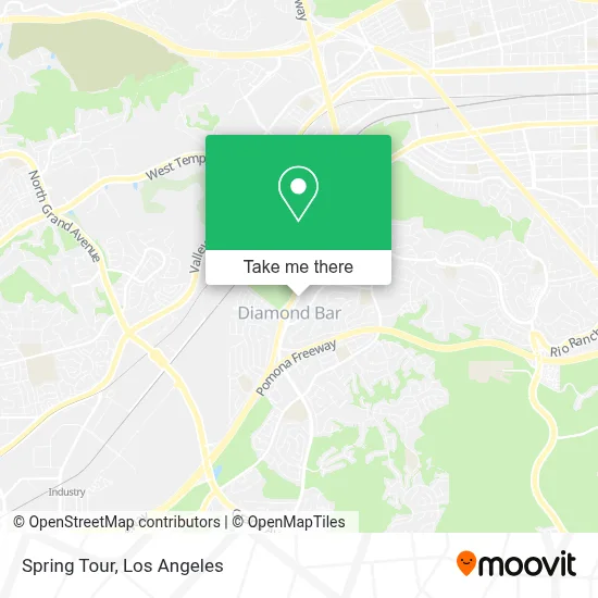 Spring Tour map
