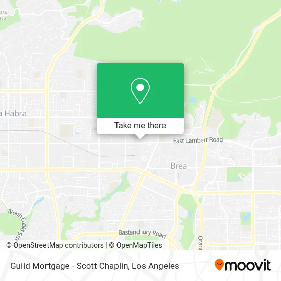 Guild Mortgage - Scott Chaplin map