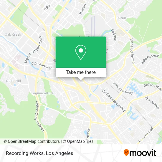 Recording Works map