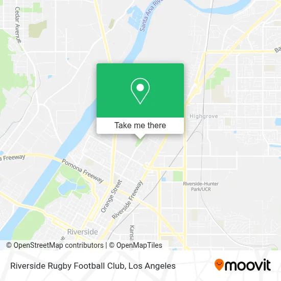 Riverside Rugby Football Club map