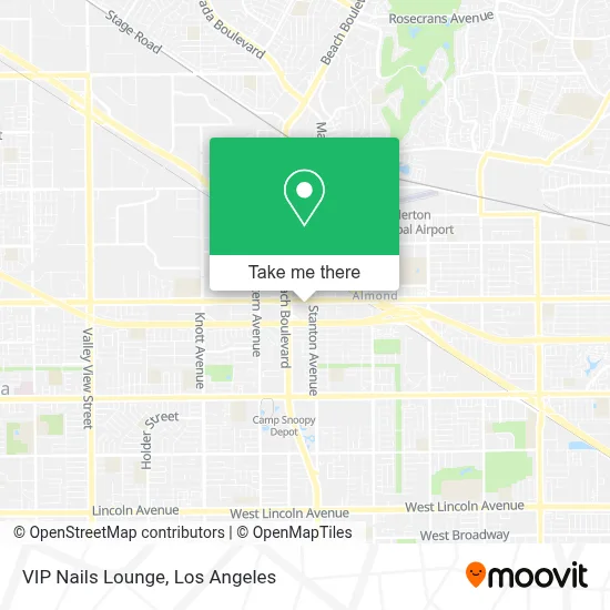 VIP Nails Lounge map