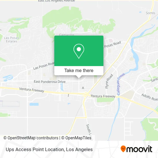 Ups Access Point Location map