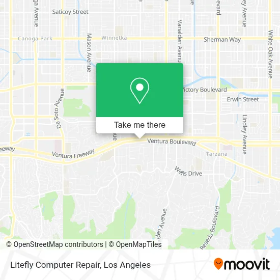 Litefly Computer Repair map