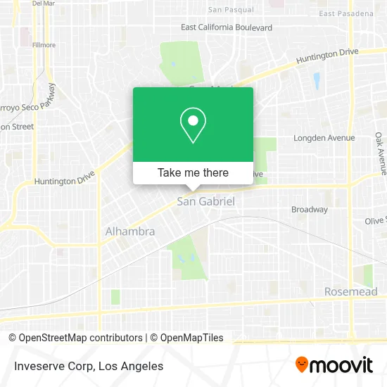 Inveserve Corp map