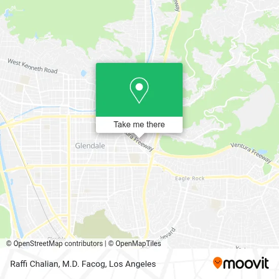 Raffi Chalian, M.D. Facog map