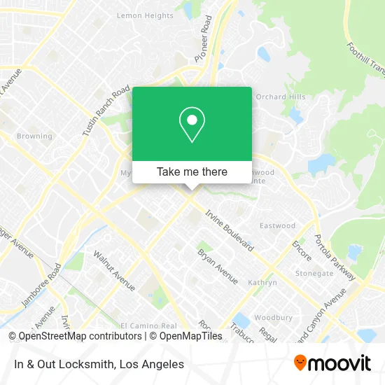 In & Out Locksmith map