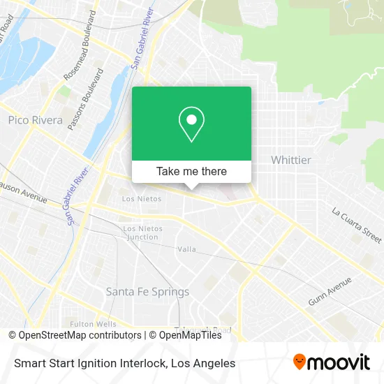 Smart Start Ignition Interlock map
