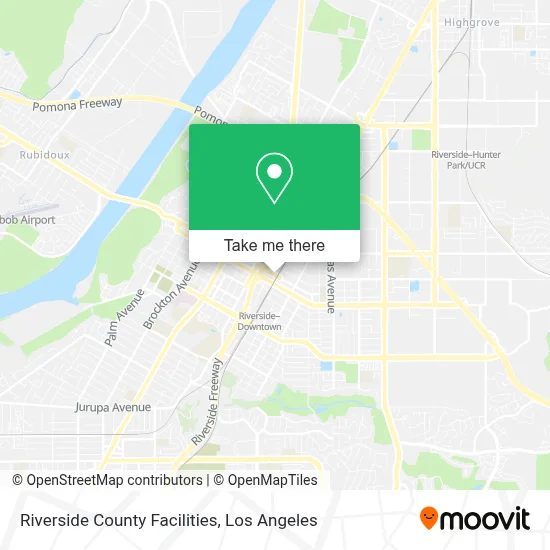 Riverside County Facilities map