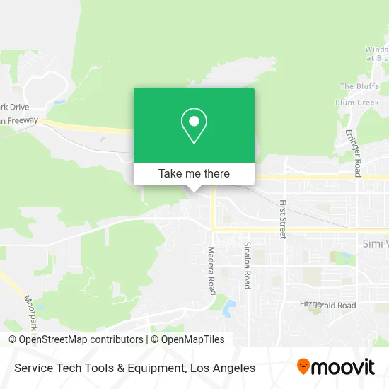 Service Tech Tools & Equipment map
