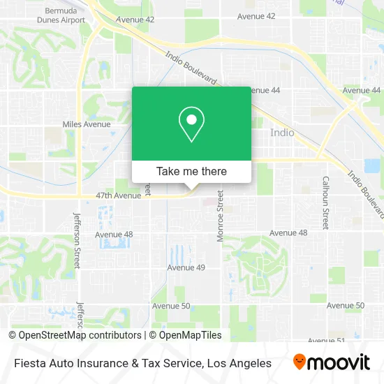 Fiesta Auto Insurance & Tax Service map