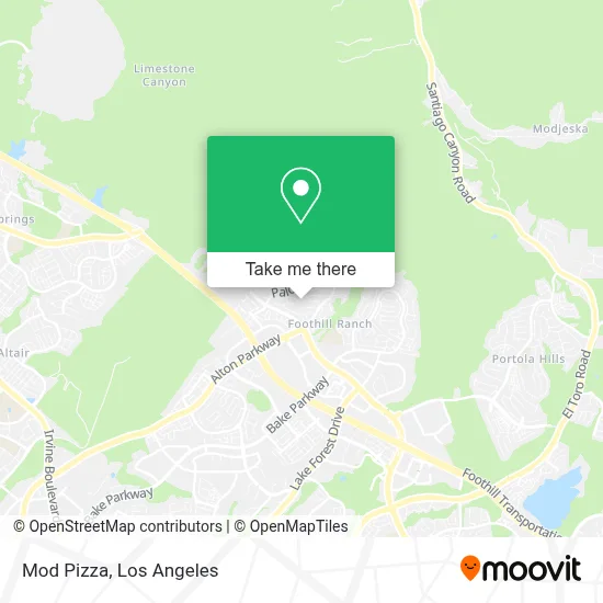 Mod Pizza map