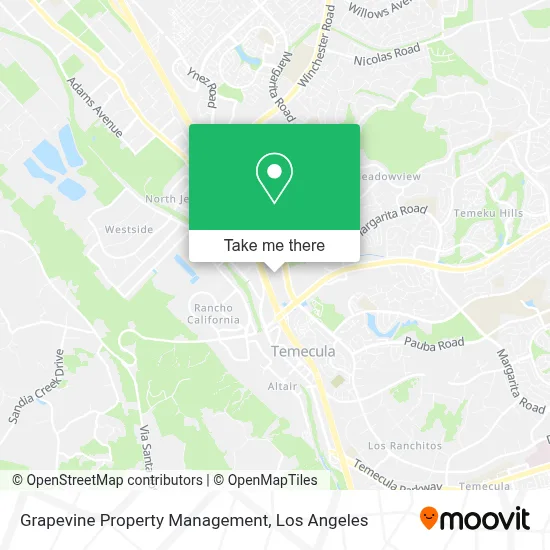 Grapevine Property Management map