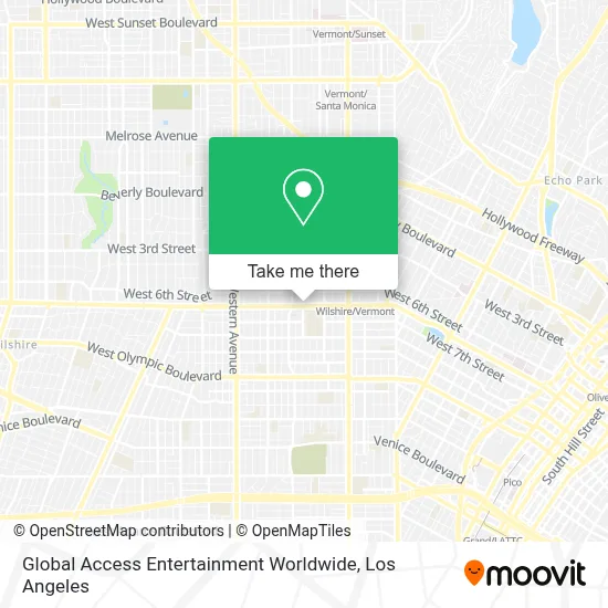 Global Access Entertainment Worldwide map