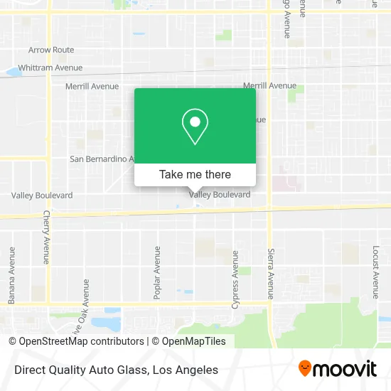Direct Quality Auto Glass map
