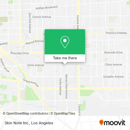 Skin Note Inc. map