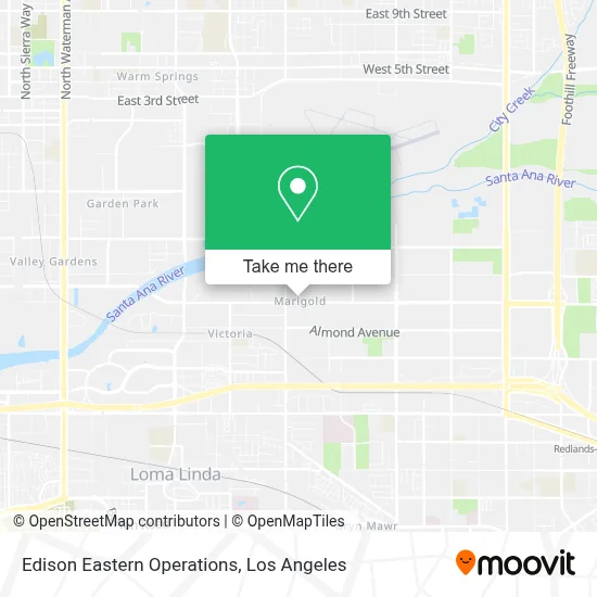 Edison Eastern Operations map