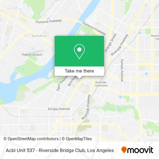 Acbl Unit 537 - Riverside Bridge Club map