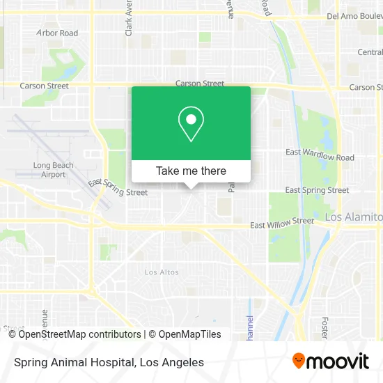 Spring Animal Hospital map