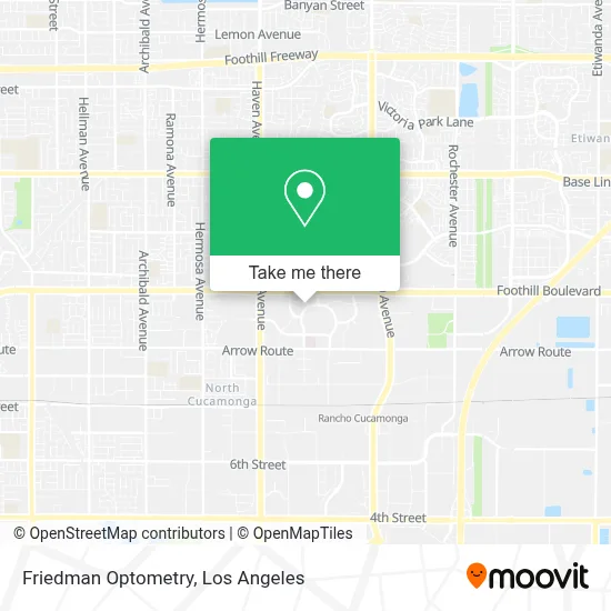 Friedman Optometry map