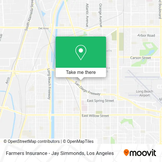 Farmers Insurance - Jay Simmonds map