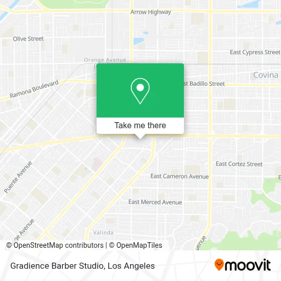 Gradience Barber Studio map