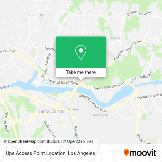 Ups Access Point Location map