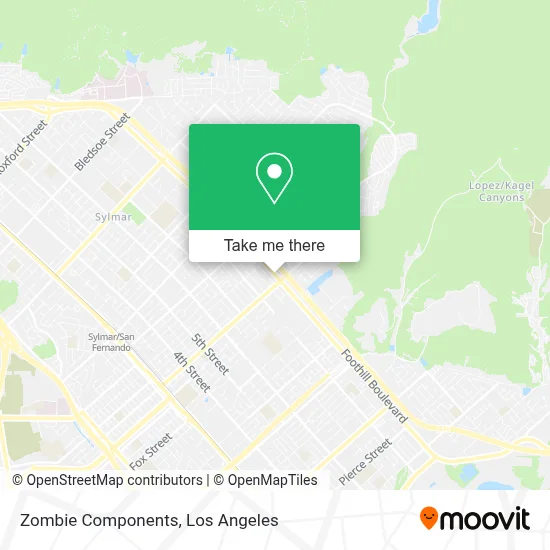 Zombie Components map