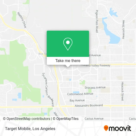 Target Mobile map