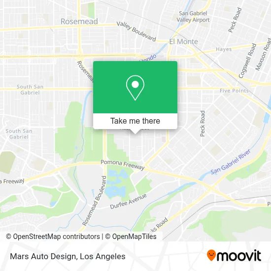 Mars Auto Design map