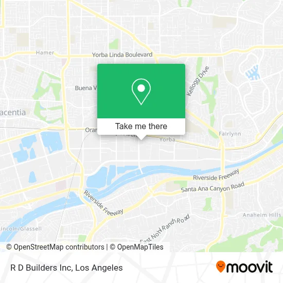 R D Builders Inc map